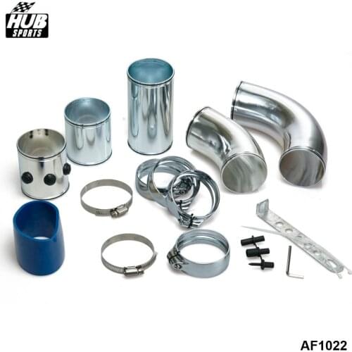 Adjustable Universal Jdm 3"Aluminium Air Filter Turbo Intake Intercooler Piping For Toyota verso 2011 HU-AF1022