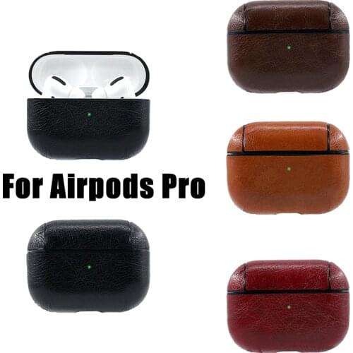 PU Case Protective Cover for Apple Airpods pro TWS Bluetooth Earphone PU+PC Cover For Airpods 3 2019 Protective Cases