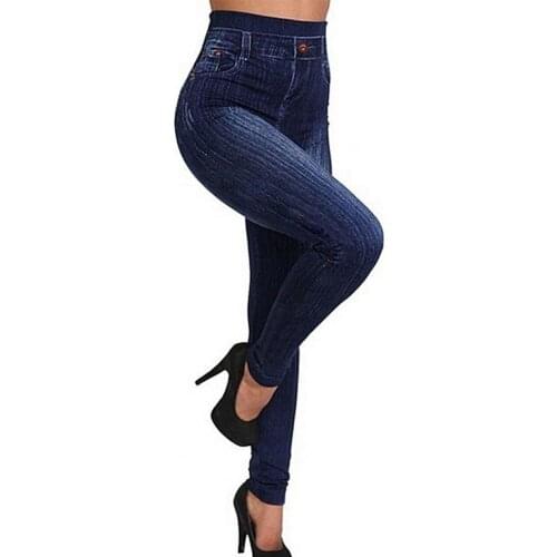 Women Jeans Plus size High Waist 40 Stretch Leggings Long Pockets Button Seamless Leggings Casual Skinny Pencil Pants Jeans