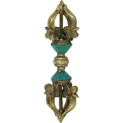 1Pc Nepal Pure Copper Vajra Pestle Creative Household Vajra Pestle Decor