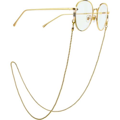1PCs Fashion Alloy Beads Eyeglass Chains for Women Sunglasses Holder Necklace Lanyard Eyewear Retainer Accessories New