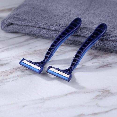 3-Layers Blades Portable Beard Manual Razor Shaver Body Trimmer Shaver Hotel Disposable Accessories Face Skin Care Tools 10pcs