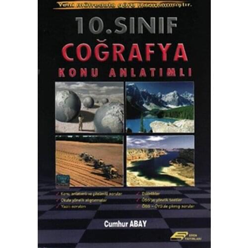 10. Grade Geography Subject Anlatımlı Cumhur Abay Blowing Publishing-Training Educational Series (TURKISH)