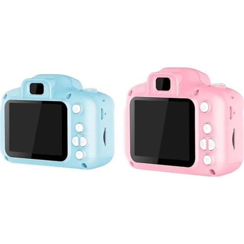 2 Inch HD Screen Chargable Digital Mini Camera Kids Cartoon Cute Camera Toys Outdoor Photography Props for Child Birthday Gift