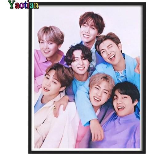 5D Diy Diamond Painting Kits Full Drill Korean Stars Diamond Embroidery Rhinestone Painting Diamond Mosaic Home Decor