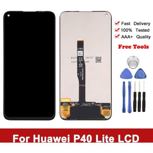 6.4" Original For Huawei P40 Lite LCD Nova 6se Display Screen Digitizer Assembly Parts LCD For Huawei Nova 6 SE Screen P40 Lite
