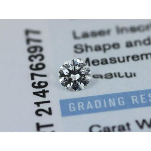 D Color 6mm Loose stone 0.8ct Carat Excellent Round Cut high quality VVS1 Transparent Moissanite for Wedding diamond rings