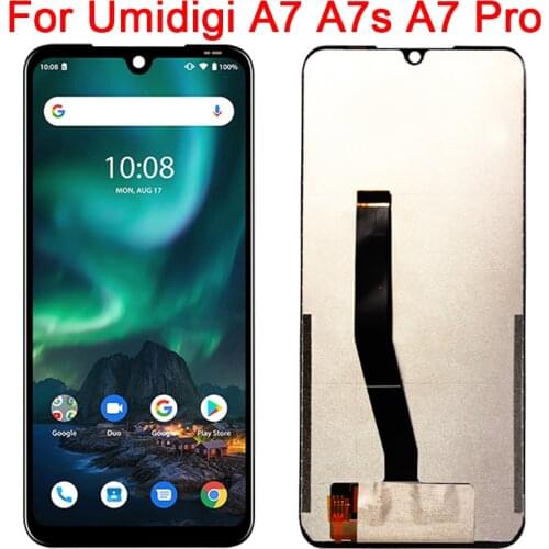 Original Bison Display For Umidigi A9 Pro A7s A7 Pro LCD Display Touch Screen Umi A5 Pro Screen Digitizer Assembly Replace Parts