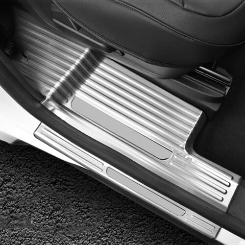 For Ford Explorer U625 2020 2021 Stainless Door Sill Scuff Plate Pedal Entry Guard Protector Stickers Trim Car Styling