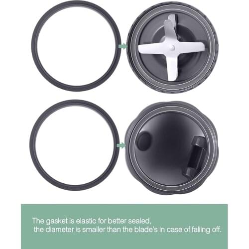 19-Piece Replacement Cup and Blade Set for NutriBullet 600W/900W Series Blenders Accessories