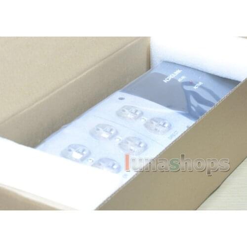 LN004225 Acrolink AC80 15A 3000w 8 Ports Red Copper Power Socket Strip