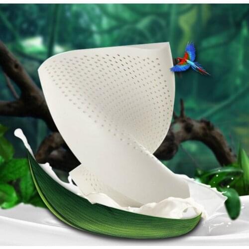 New Fashion Latex Massage Pillow Simple Zero-pressure Pull Back Memory Foam Cervical Spine Health Pillow Bedroom Bedding