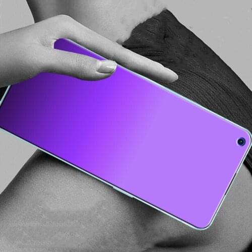 For Samsung Galaxy M01S M31S M51 Anti Blue Matte Tempered Glass Frosted Screen Protector for Galaxy M10 M20 M31 M11 M01 9H Film