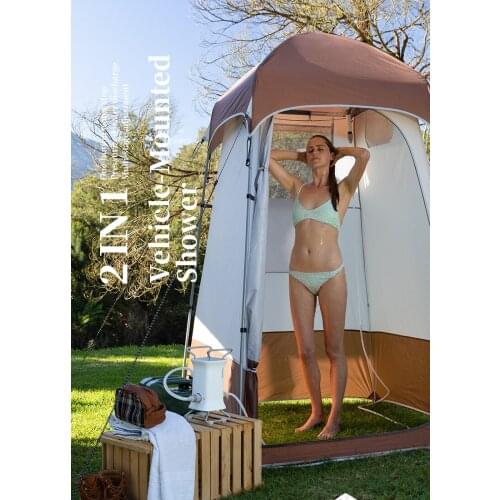 Naturehike mobile outdoor shower, self-priming portable shower, shower, car wash and camping