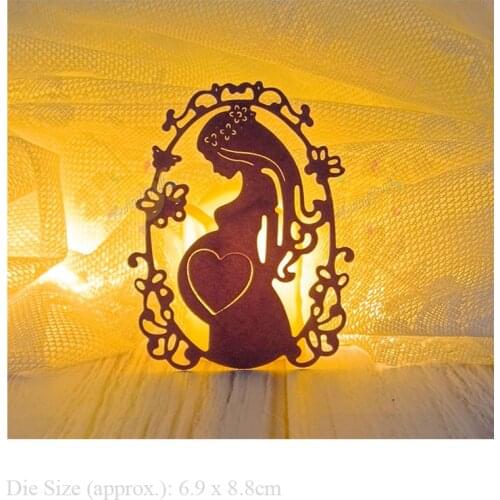 Pregnant Mother New Cutting Dies For 2021 Mold Craft Supplies Stencil Knife Cutter Paper Scrapbooking Tools Metal Die Cuts