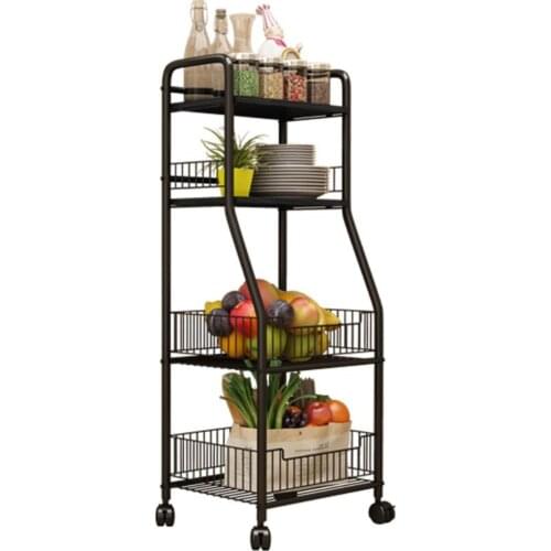 Home Etagere De Rangement Estantes Repisas Organizacion Paper Towel Holder Trolleys Prateleira Organizer with Wheels Shelves