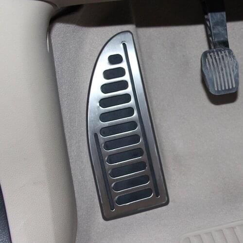 Foot Rest Pedals Plate Cover Car Pedal Pads For Ford Focus Fiesta Mondeo Escape S-Max C-Max Footboard FootRest Pad Board