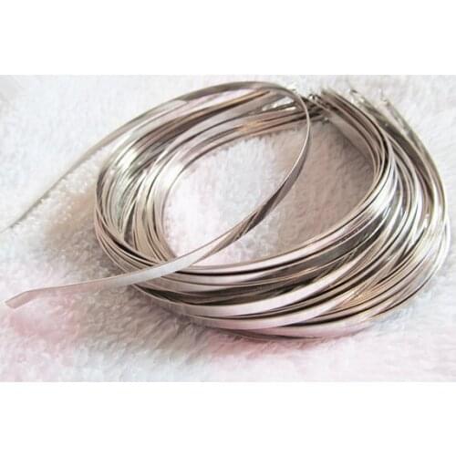 100pcs 4mm Metal Blank Headband Hairband Pendant Charm Finding, DIY Fashion Jewelry Accessory