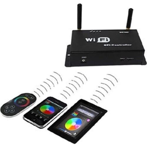 RGB LED controller Iphone Android mobile phone WIFI remote controller dimmer color adjusting