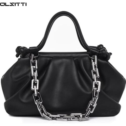 OLSITTI Luxury Fashion Casual Concise Thick Shoulder Bags for Women 2021 New Cloud Handbag Ladies High Quality Crossbody Bag