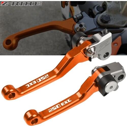 CNC Motorcycle DirtBike Dirt Pit Bike Motocross Pivot Brake Clutch Levers For 250EXC/250EXC-F 2005-2018 250 EXC/EXC-F/EXCF F