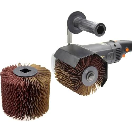 110*100*19mm Wheel Sander Emery Grinding Wheel Sandpaper Wire Brush Angle Grinder Adapter