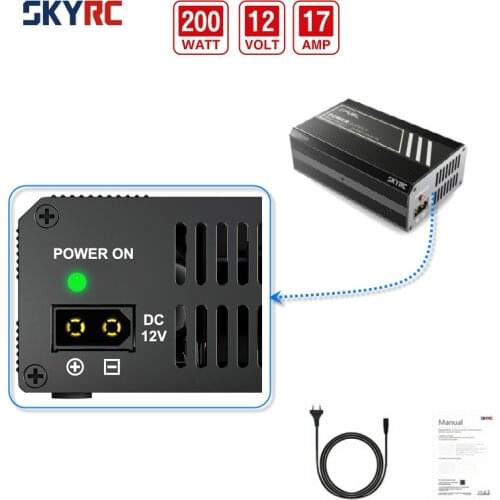SKYRC eFUEL PSU200 200W 17A Power Supply Adapter for SKYRC B6 Lite B6 Charger Model RC FPV Racing Drone Quadcopter RC Parts