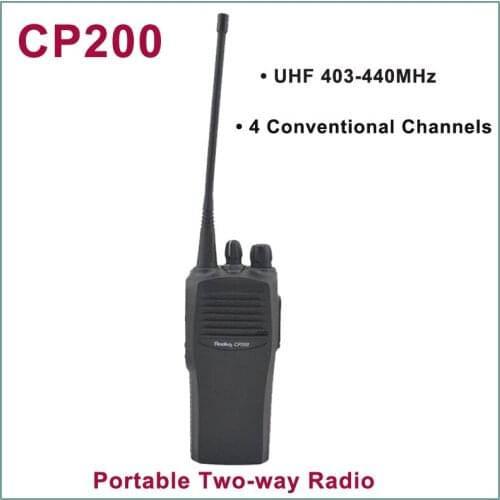 Brand New CP200 UHF 403-440MHz 4 Conventional Channels Portable Two-Way Radio(for motorola)