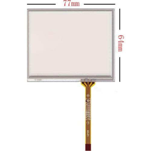 New 3.5 inch 4Wire Resistive Touch Panel Digitizer Screen For Navitel NX 3100 NX3100 77*64mm GPS