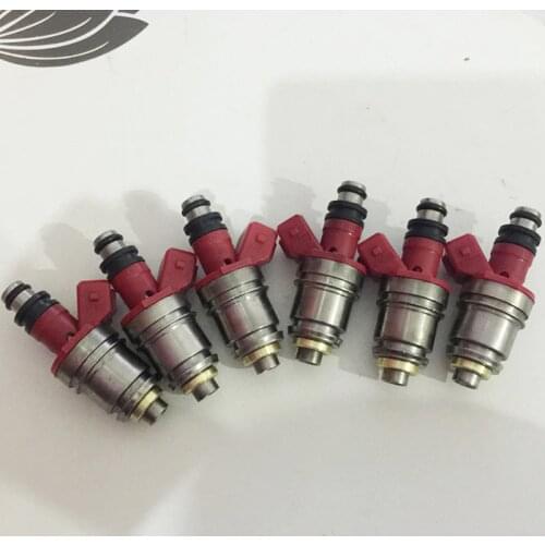 6# Flow match OEM Jecs fuel injectors for 90-95 Nissan Pickup D21 2.4L (JS21-1) 16600-86G00 16600-86G10