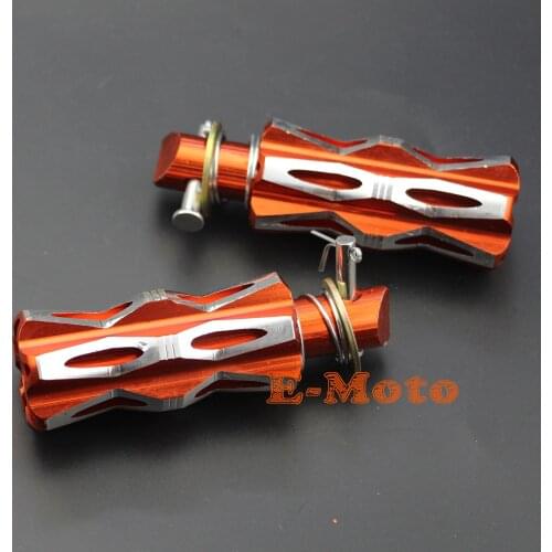CNC Universal Motorcycle Rearsets Rear Set Footrests Footpeg Foot Rest Pegs Pedal Racing