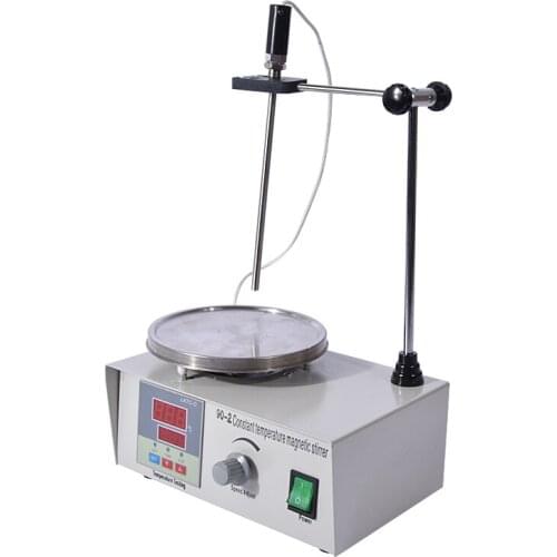 1PC High-temperature Constant temperature magnetic heating digital display stirrer 90-2,100-2000r/min, 220V