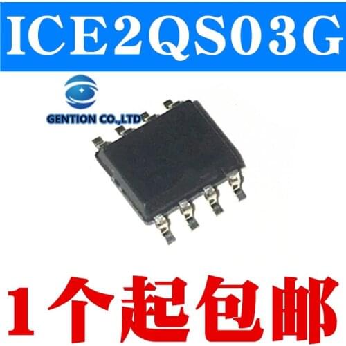 10PCS 2QS03 ICE2QS03 2QS03G ICE2QS03G SOP8 in stock 100% new and original