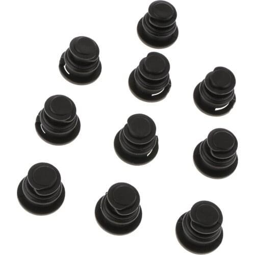 10x Black Plastic Engine Oil Pan Drain Sump Filter Plug Bolt Fits for Audi VW