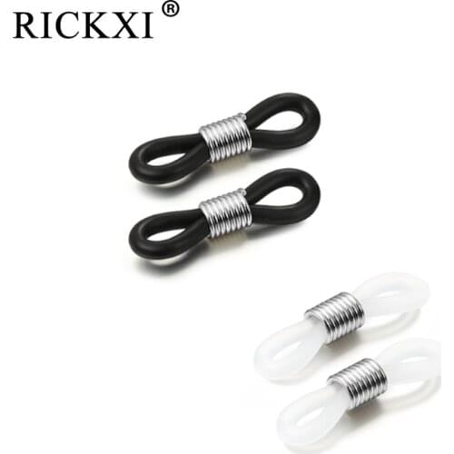 20PCS/LOT Ear Hook Accessories Glasses Chain Antiskid Rubber Ring Rubber Ring Strap Eyelets For Silicone Glasses Band Rope