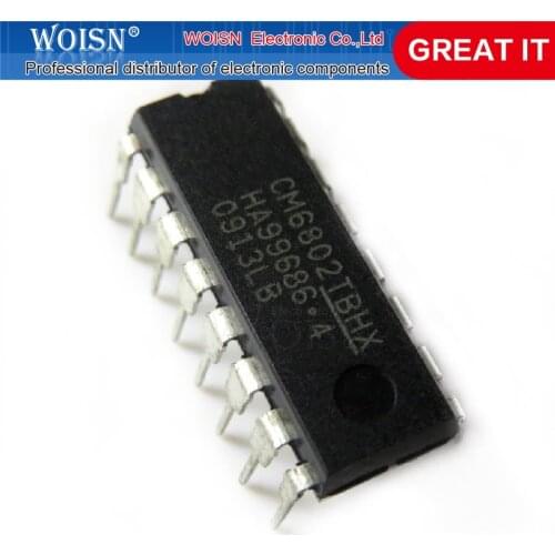 5pcs/lot CM6802TBHX CM6802 DIP-16 In Stock