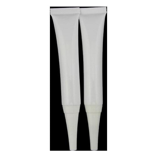 50pcs 30ml white PE plastic soft tube with spiral cover , BB Eye Cream cream emulsion bottles , 30ml skincare packaging hose