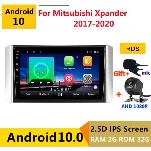 Android 10.0 car radio auto stereo for Mitsubishi Xpander 2017 2018 2019 2020 navigation GPS DVD Multimedia Player