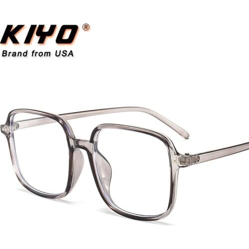 KIYO Brand 2020 New Women Men Fashion Optical Frame PC Eyeglasses Frames Square Spectacles Glasses High Quality Eyewear 3864