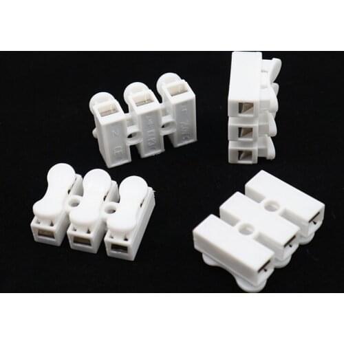 CH-3 3Pins Quick Splice Lock Wire Terminals Connectors The Male Quick Disconnect For Easy Safe Splicing Into Wires