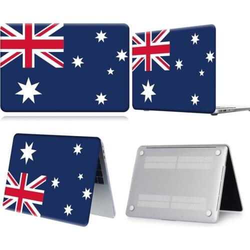 Australian Flag Pattern New Touch Bar Laptop Case For Apple Macbook 12/Air 11 13 A2337/Pro 13(A2251 A2289) 15 16 /Pro 13 A2338