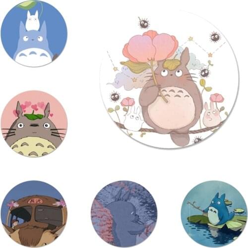 Cute Totoro Miyazaki Anime Badge Brooch Pin Accessories For Clothes Backpack Decoration gift