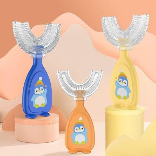Baby toothbrush childrens teeth oral care cleaning brush soft Silicone teethers baby toothbrush new born baby items 2-12Y