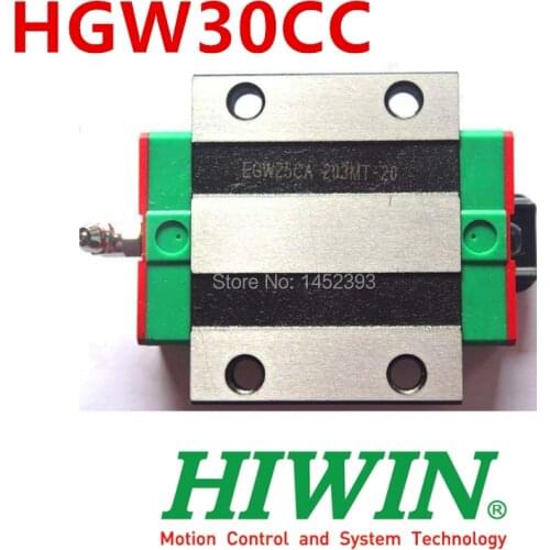 Free shipping HGW30CC 100% New Original HIWIN linear guide blocks HIWIN linear Rails HGR30