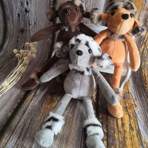 Exquisite pendant 23cm Creative boutique Poodle Plush Keychain Bag decoration plush doll wedding tossing doll birthday gift