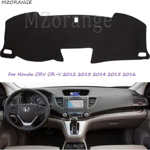 Dashboard Cover Mat For Honda CRV CR-V RM1 RM3 RM4 2013 2012 2014 2015 2016 Anti-slide Dashmat Board Cover Carpet Red/Black