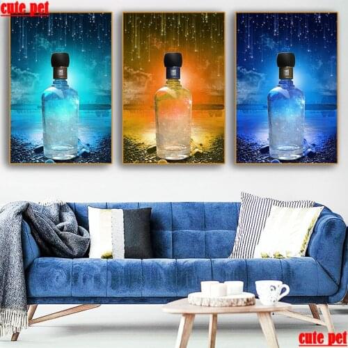 5D Diamond Painting Beautiful starry sky bottle Kits Mosaic Sale Diamond Embroidery Cross Stitch Rhinestones Art Decoration Gift