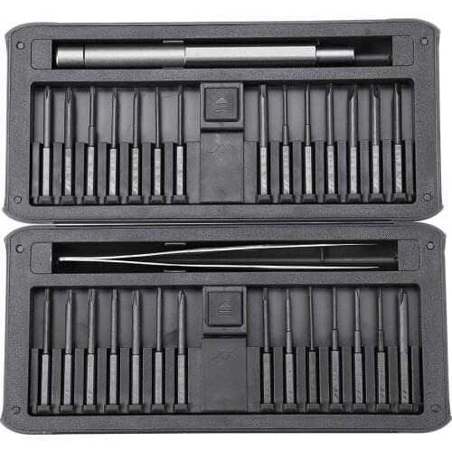 JIMI 30 IN 1 Multi-purpose Precision Screwdrivers Kit Repair Tool DIY Screw Driver Set w/ Tweezers