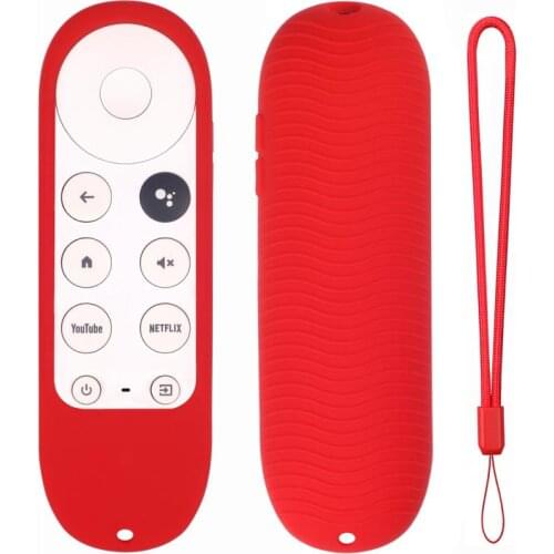 Silicone Case for Chromecast for Google TV 2021 Voice Remote Shockproof Protective Cover for 2021 Chromecast Voice Remote