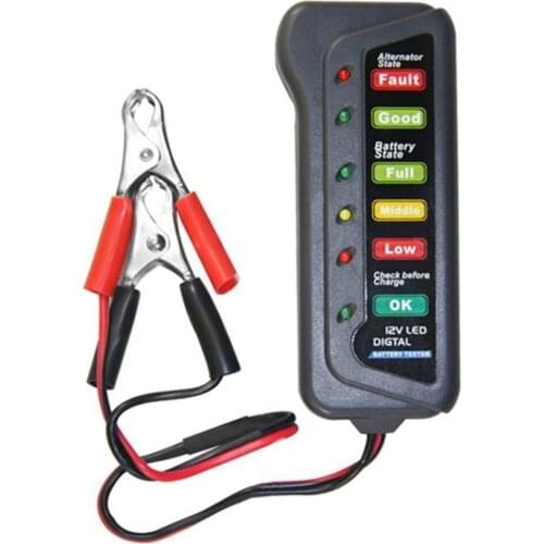 Mini 12V Universal Car Fault Detector Car Diagnostic Tool Code Reading Card Auto Repair Essentials